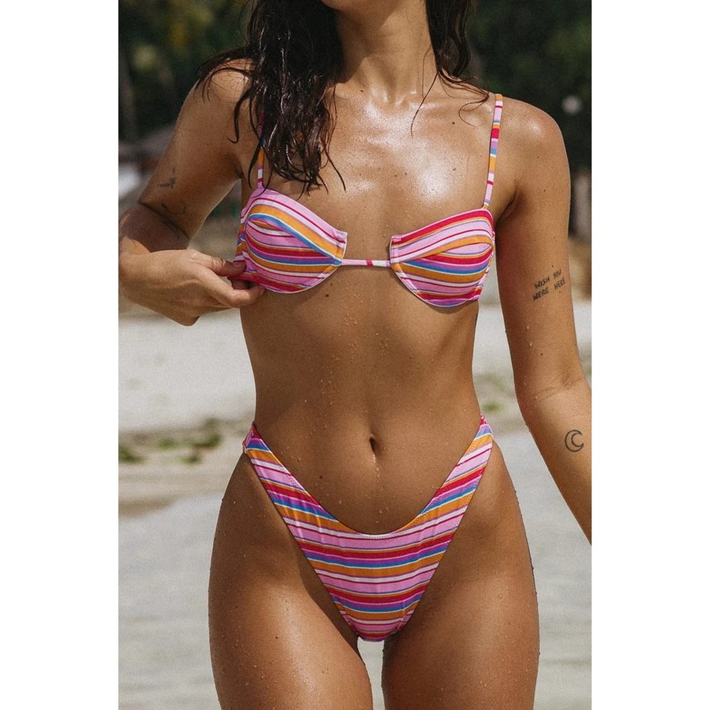 Bright Swimwear Lola Bottom Amalfi Multicolor Size Small